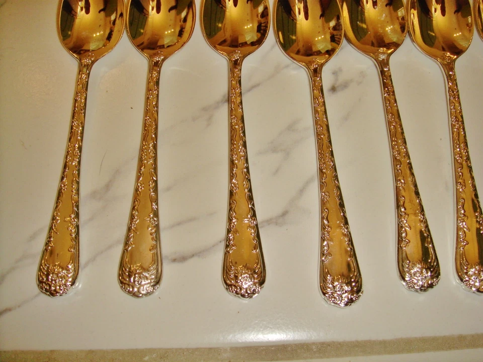 Hermoso patrón ornamentado vintage 42 Wm Rogers & Sons Foto 4 de 4