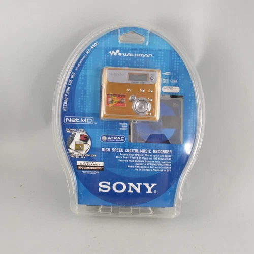Vintage Sony Walkman Net MD Type-R MZ-N505 Mini Disc Recorder 2002 NOS Sealed