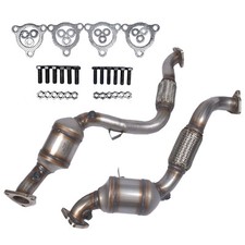 2X Flex Pipe Catalytic Converters Fits 2007-2009 Audi Q7 3.6L V6 955113034AX US