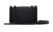 Women's Mini Greenwald Crossbody Bag, Black/Black