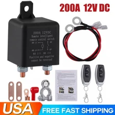Kill Switch Car Remote Battery Disconnect Switch 12V 200A Automatic Shut Off Kit