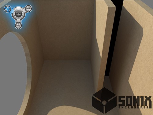 STUFE 1 - PORTIERTER SUBWOOFER MDF GEHÄUSE FÜR JL AUDIO 8W1V3 SUB BOX - Bild 5 von 9