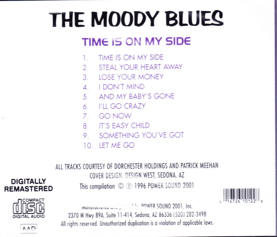 THE MOODY BLUES time is on my side CD NEU OVP/Sealed - Bild 2 von 2