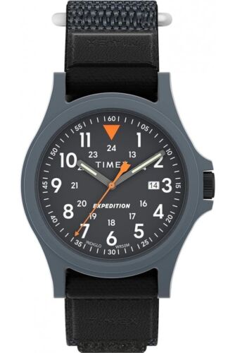 Timex TW4B29500, Męski "Expedition Acadia" Niebieski nylonowy zegarek, Indiglo, Data, NOWY - Zdjęcie 1 z 2