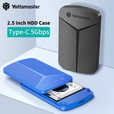 Yottamaster USB 3.0 SATA External Hard Drive Case 2.5" Enclosure Caddy HDD SSD