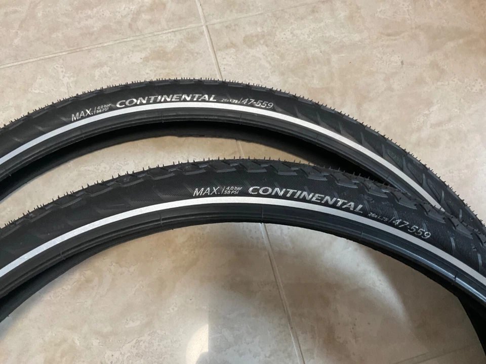 2 Continental Reifen Contact Plus Reflex 26x1.75" 47-559 schwarz Reflex - Bild 2 von 4