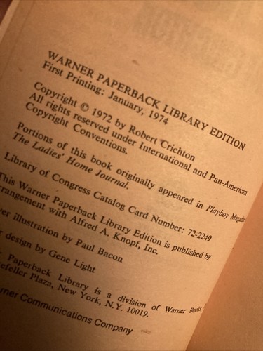 The Camerons By Robert Crichton Warner Paperback Edition 1974 Good Shape - Picture 6 of 6