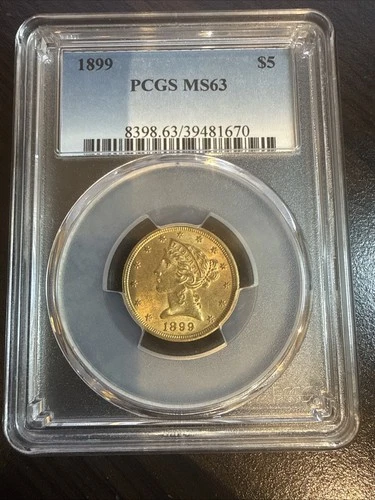 1899 Liberty Head Gold — photo from the most recent tracked eBay sale