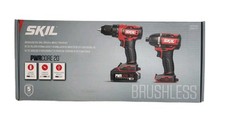 Skil 20Volt 2-tool Brushless Power Tool Combo Kit 1 Battery & Charger CB 743701