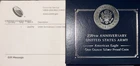 U.S. Mint American Eagle 2025 1 oz Silver Proof Coin 250th Army Anniversary New