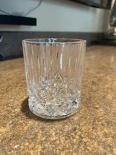 Lot Of 6 Royal Crystal Rock RCR Opera Pattern Dbl Old Fashioned Glass Italy