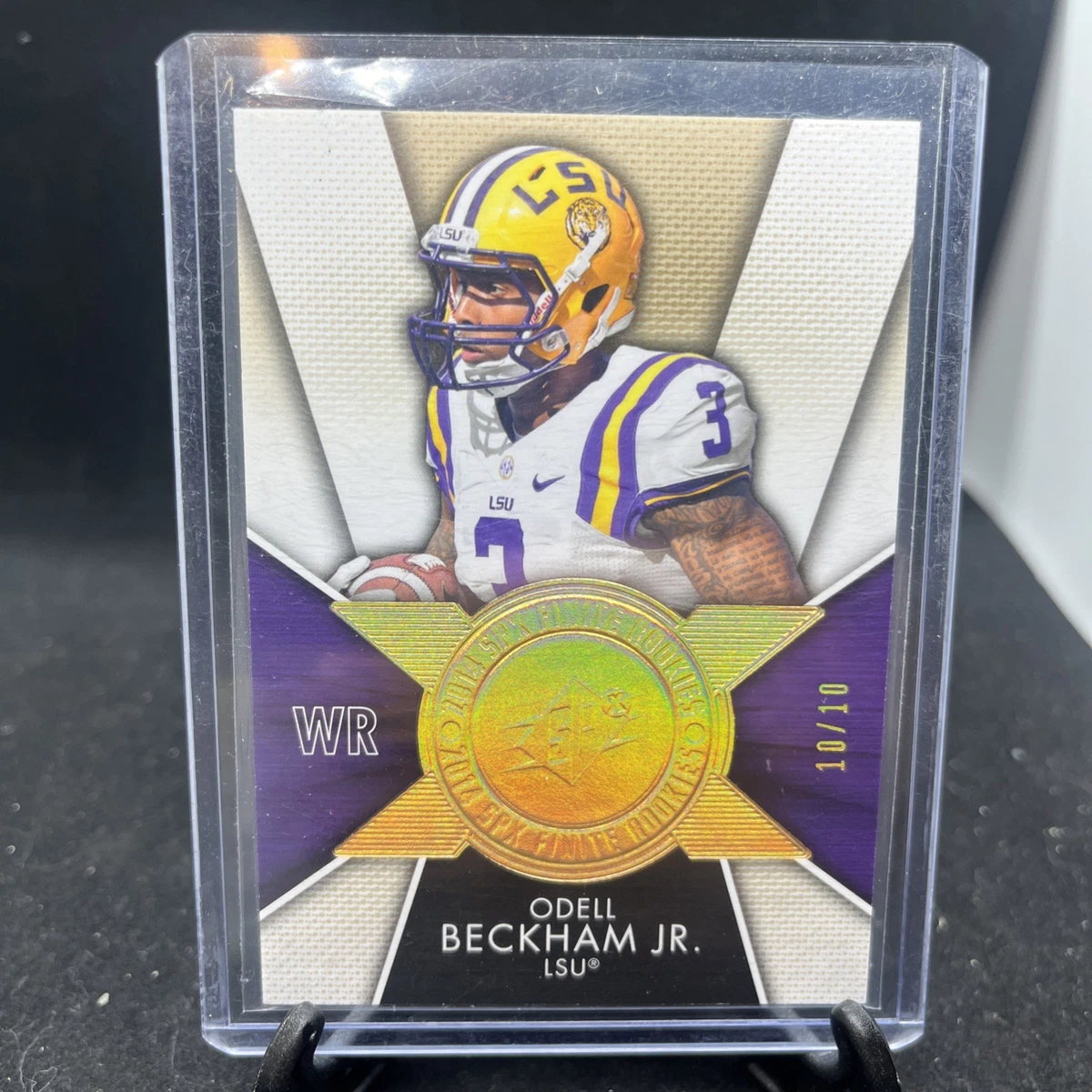 10 Graded Football Odell Beckham Jr. Sports Trading Cards for sale