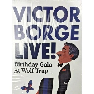Victor Borge Live! Birthday Gala at Wolf Trap VHS New Sealed Piano Comedy