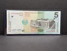 El Salvador - 5 Colones - 2 Marzo 1998