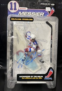 Mark Messier signed McFarlane Figure with COA