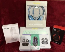 Electronic Mixed Bundle . All New ..Sony /Hayday  Headphones Wireless Keyboard