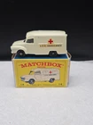 Matchbox Series Lesney # 14 Lomas Ambulance LCC W/ Box White