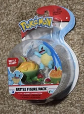 2021 Pokemon SQUIRTLE + APPLETUN Battle Figure Pack Jazwares
