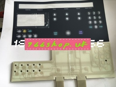 NEW For Life Fitness FIT 9500 Membrane Keypad Treadmill Panel Protective Film AB