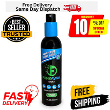 Funkaway Odor Eliminating Spray for Shoes, Skates, Work Boots  More, 8 Oz., Ext