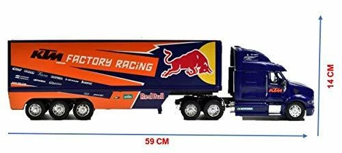NEW-RAY CAMION RED BULL KTM FACTORY RACING TEAM TRUCK  SCALA 1:32 DIE-CAST METAL - Immagine 3 di 4