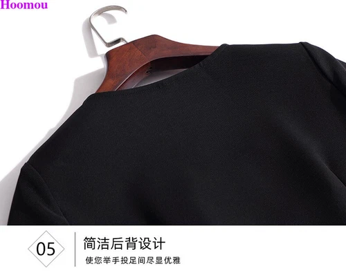 OL Womens Korean Colorblock A-line Shift Shirt Party Cocktail Workwear Dress - Picture 13 of 17