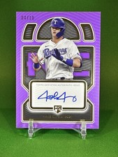 2023 TOPPS DEFINITIVE BASEBALL JOSH JUNG PURPLE ROOKIE AUTO CARD /10 RC RANGERS