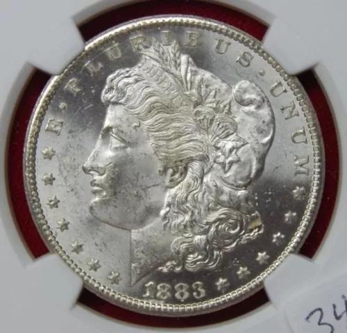 1883 CC Morgan Silver Dollar $1 - NGC MS62 ~ Free USA Shipping