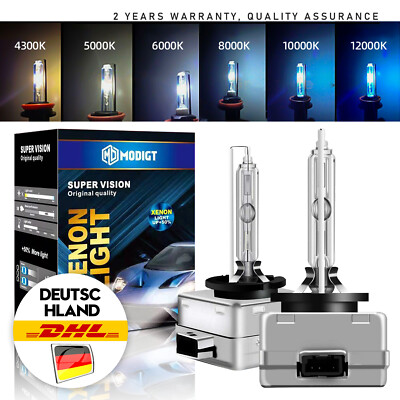 2X D3S 6000K-12000K 35W XENON BRENNER BIRNE BIRNEN Scheinwerfer LAMPE DHL