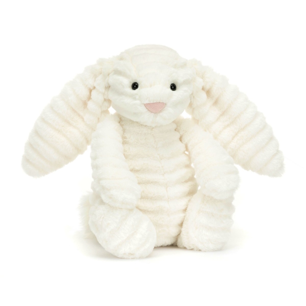 JELLYCAT BASHFUL LUXE BUNNY NIMBUS WHITE RARE PLUSH NEW WITH TAGS