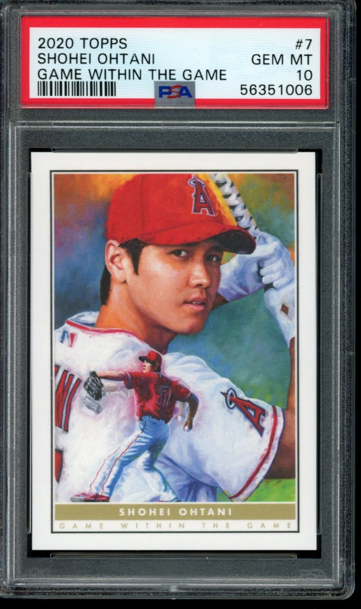 2020 Topps Game Within the Game #7 Shohei Ohtani PSA 10 Gem Mint