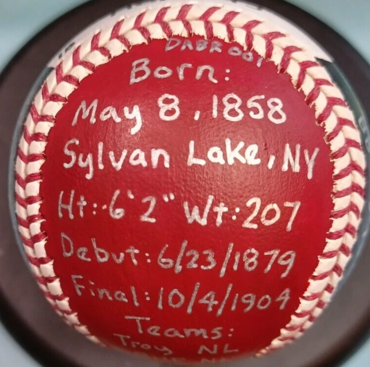 PINTADO A MANO DAN BROUTHERS HOF 1945 ESTADÍSTICAS BÉISBOL BÚFALO BISONTES Foto 4 de 4