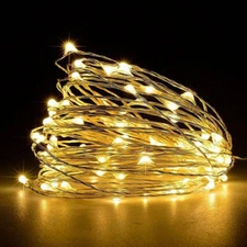 Battery Operated LED Fairy String Lights Lamp Xmas Tree Party Wedding Home Decor