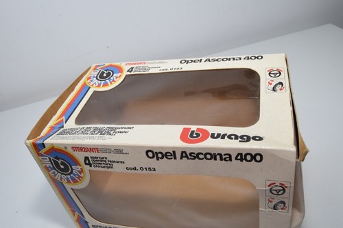 B45 1:24 BBURAGO BURAGO 0153 153 OPEL ASCONA 400 RALLY EURO TEAM VNMIB - Foto 17 di 21