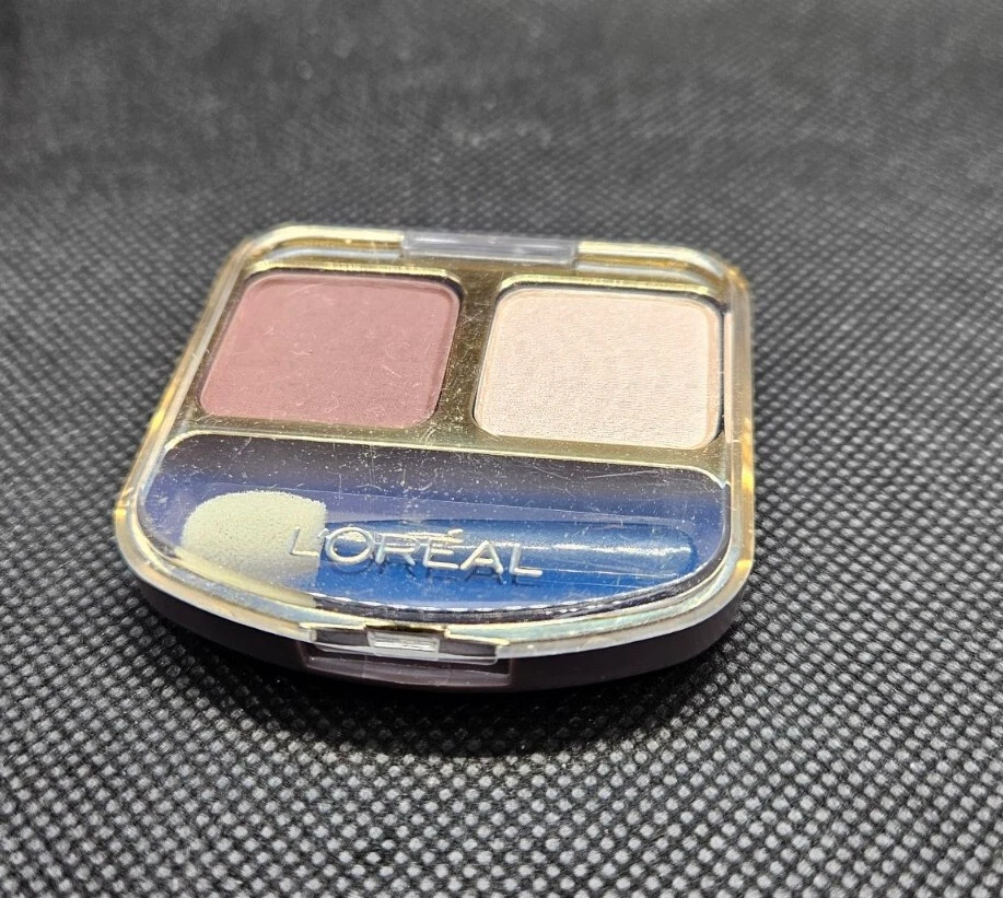 L'Oreal SOFT EFFECTS Eye Colour Shadow Duo ROSE PETALS Matte/Perle 0.08oz - Image 3 of 4
