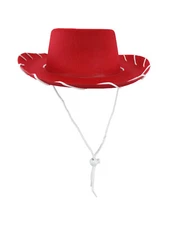 Childs Girls Boys Western Woody Jessie Style Cowboy Cowgirl Sheriff Hat Costume