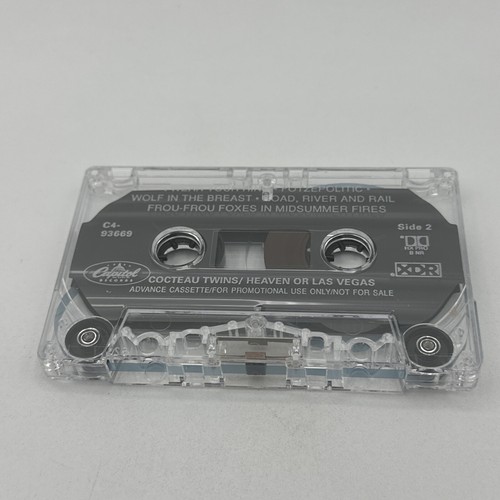 Cocteau Twins Heaven Or Las Vegas 1990 Cassette Tape Advance Promo 4AD C4-93669 - Picture 7 of 12