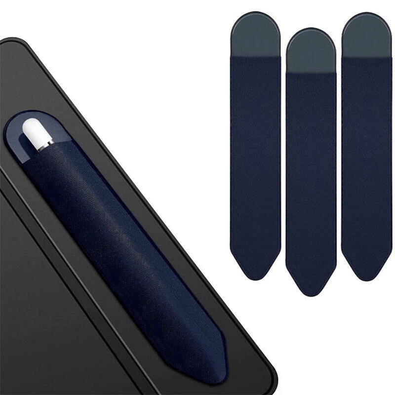 Para Apple Pencil 1ª y 2ª Generación Soporte para Lápices Adhesivo Cuero Bolsa para Lápices Foto 3 de 4