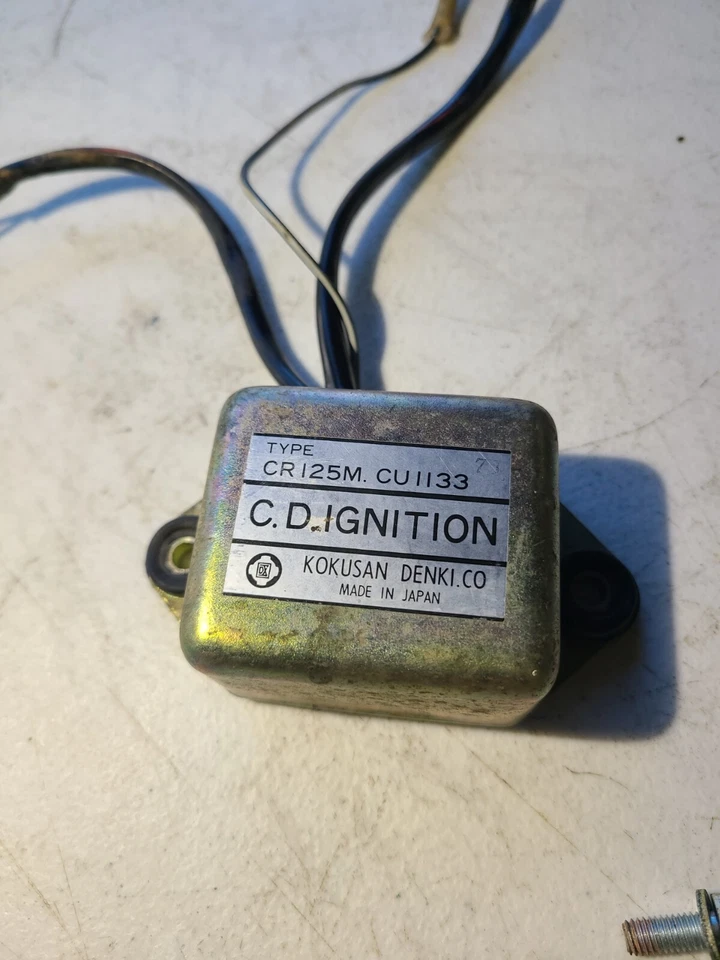 1978 HONDA CR125M ELSINORE CR 125 CDI CAIXA TESTADA GUC - Imagem 2 de 4