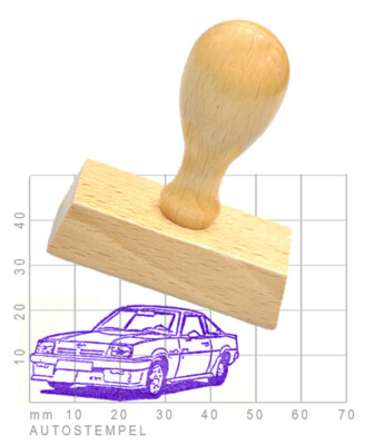 Opel Manta B Klassiker / Oldtimer als Stempel, Autostempel