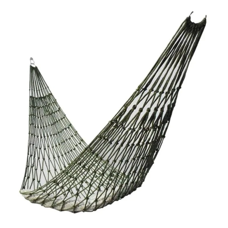 Hängematte Outdoor Camping Garten Reise Schlaf Netz Bett mit Seil Nylon leicht - Bild 1 von 4