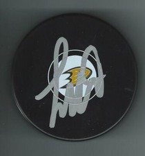 Todd Marchant Signed Anaheim Ducks Puck