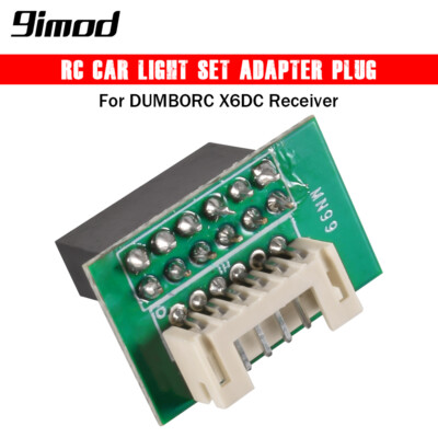 9IMOD MN99S MN128 RC Car Light Set Adapter Plug for DUMBORC X6DC Receiver
