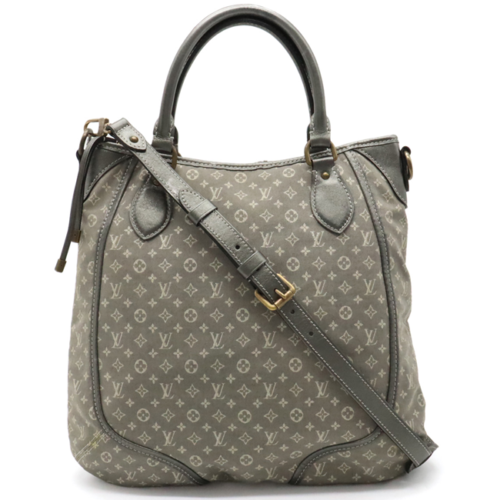 Louis Vuitton Monogram Mini Lin Buzzus Unjour Platine 2Way Handbag M95622 Rank A - 第 1/24 張圖片