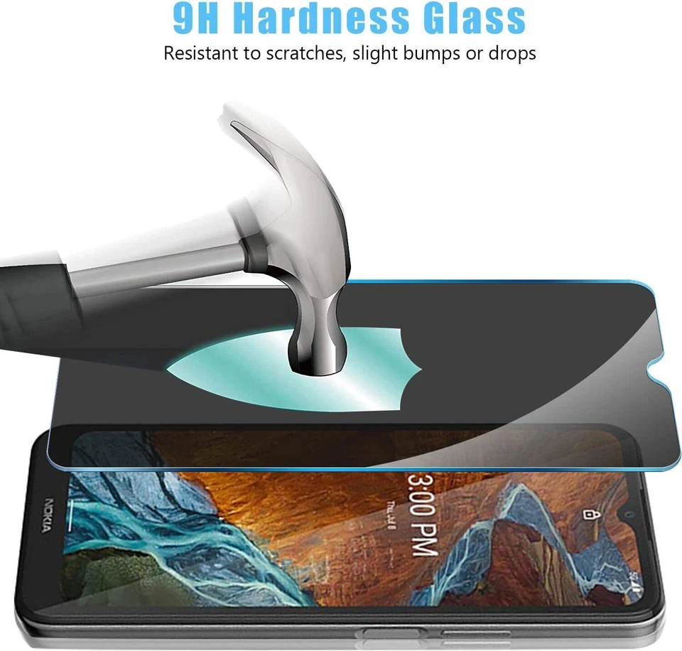 Nokia G21 G11 C20/C21 Plus Privacy Screen Protector P020 Tempered Glass - Image 4 of 4