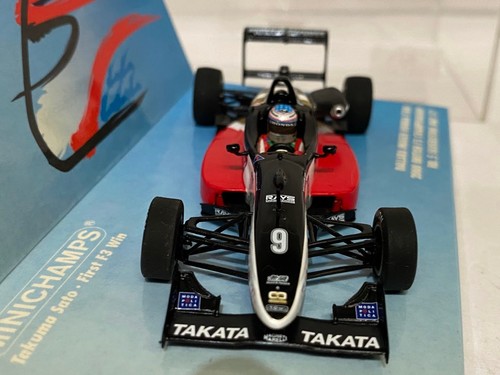 MINICHAMPS Dallara Mugen HOnda F300 Takuma Sato 1st F3 win F1 1:43 Diecast - Imagen 3 de 6