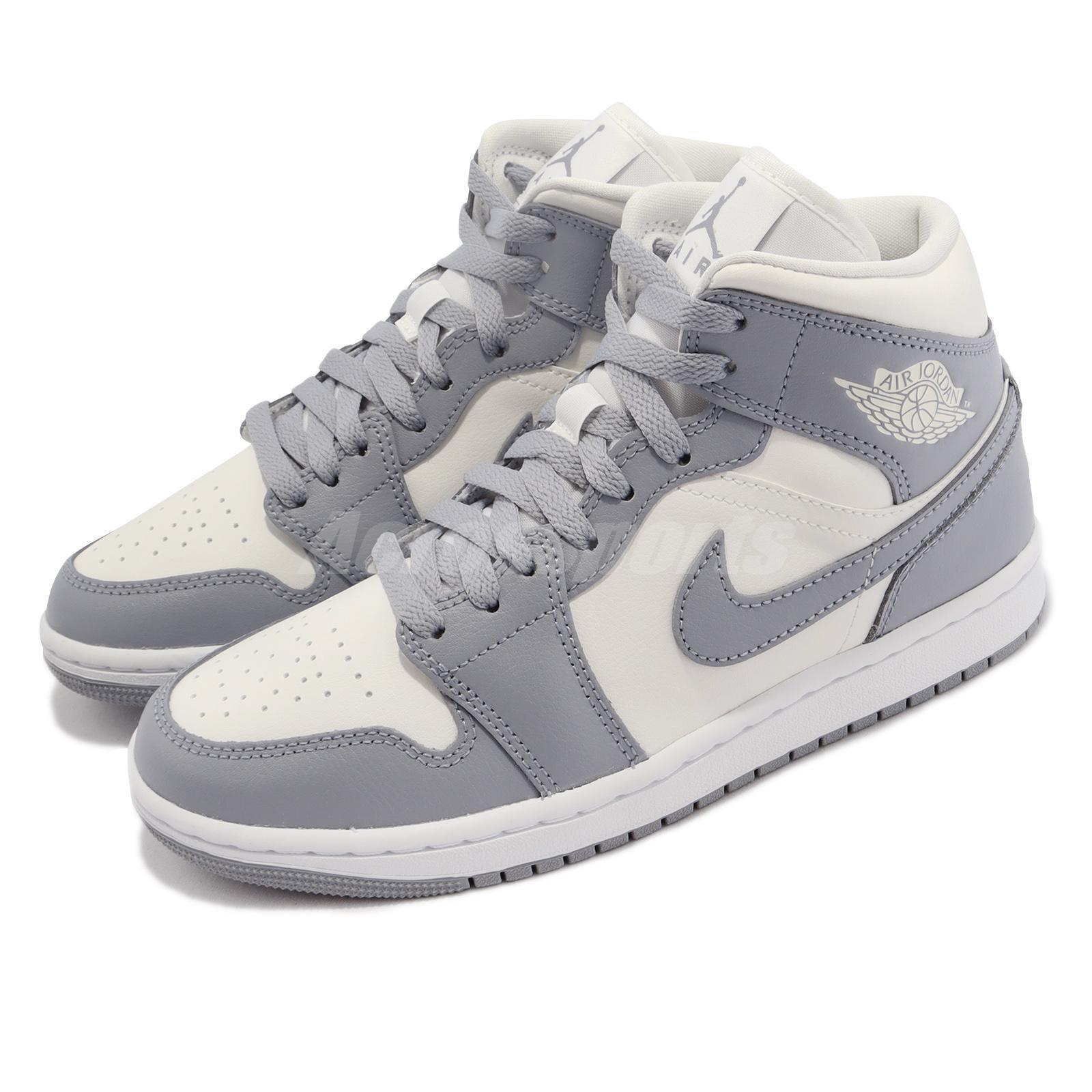 air mid jordan 1 grey