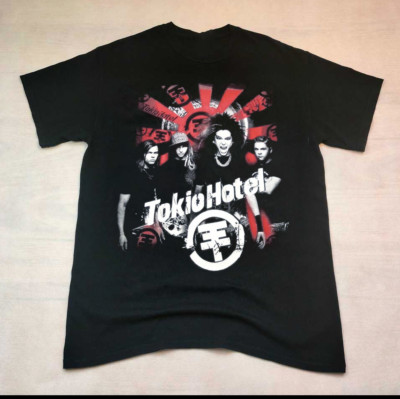 Tokio Hotel Band Concert Tour Black Unisex Short T-Shirt Cotton ED175
