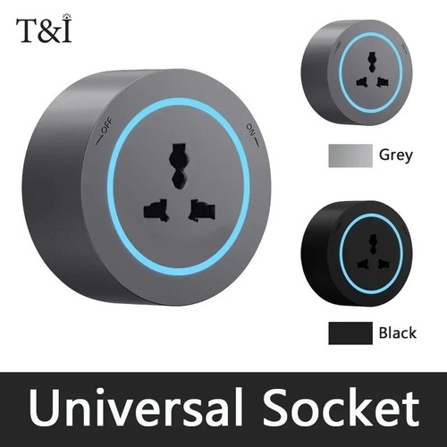 Rail Socket UK EU US UN Standard Round Removable Adapter Plug Home Kitchen - Picture 12 of 17
