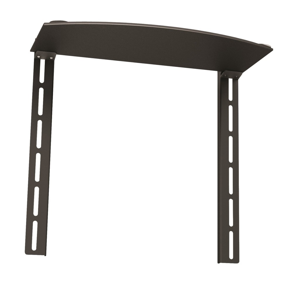 Glass Shelf Above Below Under TV Wall Mount Bracket Cable Box DVR DVD ...